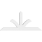 Ekena Millwork Richland Architectural Grade PVC Gable Bracket, 84"W x 38 1/2"H x 6"D x 6"F, 11/12 Pitch GBP084X39X0606RIC00 - alternate 3